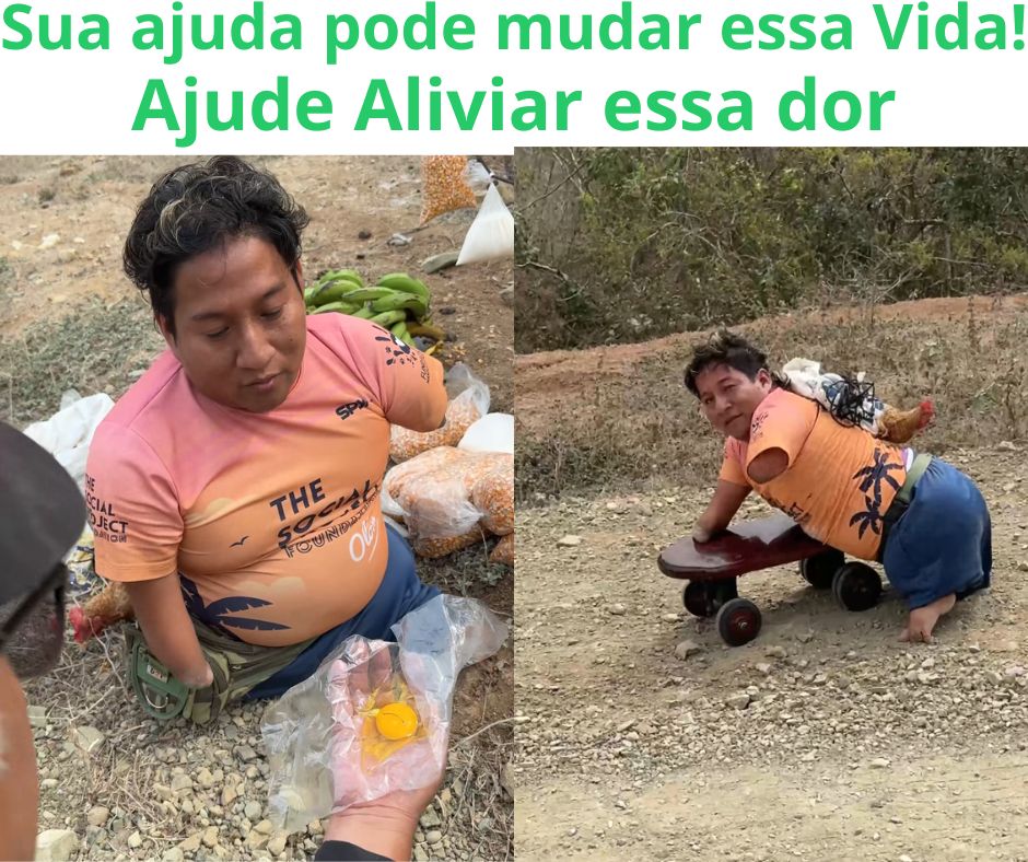 Jonatan, 34 years old - Works crawling to not give up on life